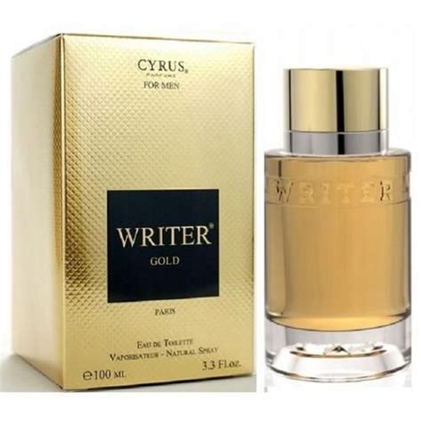 Cyrus Parfums for Men WRITER GOLD Eau de Toilette Spray 100 ml.